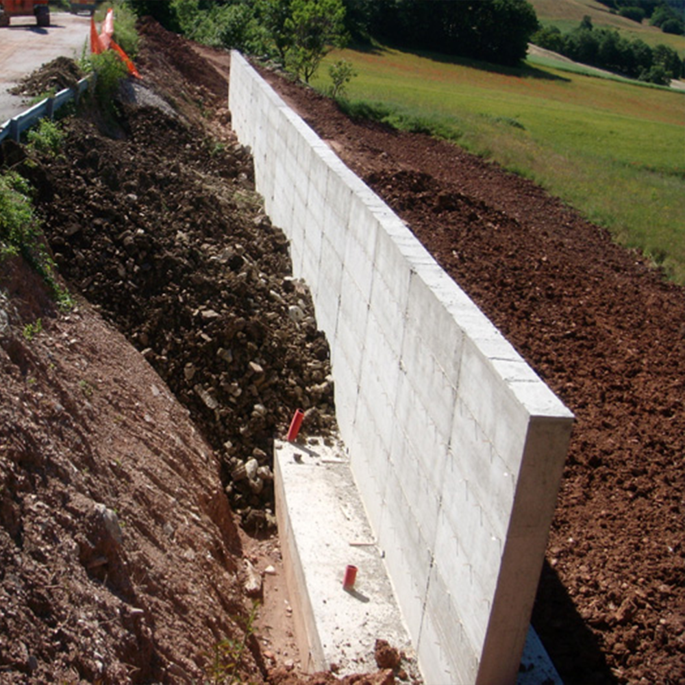 Realizzazione Muro su pali